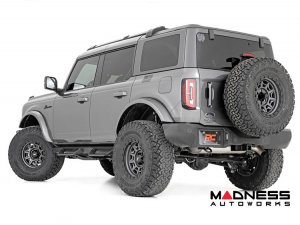 Ford Bronco Custom Wheels (1) - 85 Series - Gunmetal Gray w/ Black Lip - 17 x 9.0 / 6 x 135 / -12 / 4.5" - Rough Country Ford Bronco Custom Wheels (1) - 85 Series - Gunmetal Gray w/ Black Lip - 17 x 9.0 / 6 x 135 / -12 / 4.5" - Rough Country